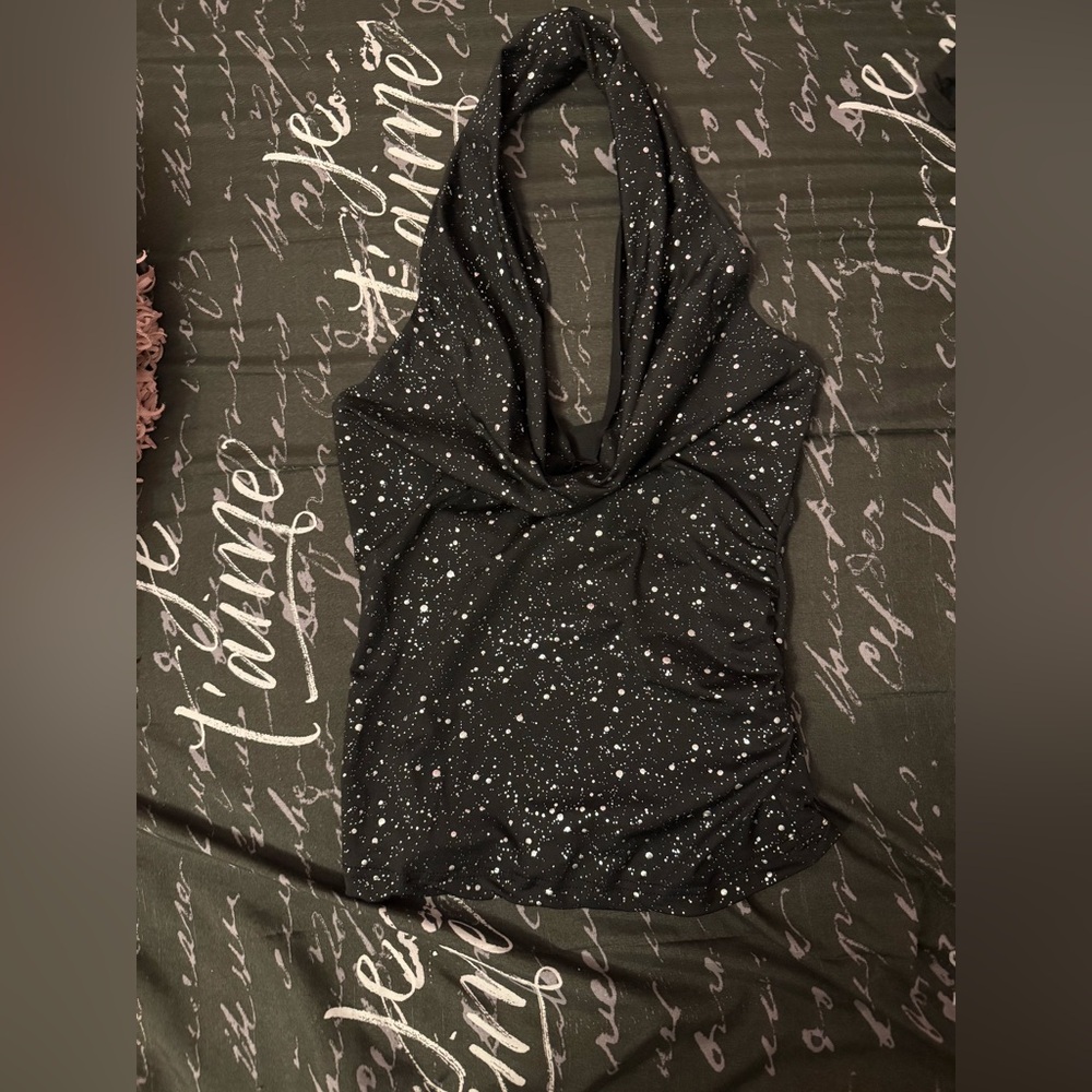 Black and silver top SHEIN top size xs